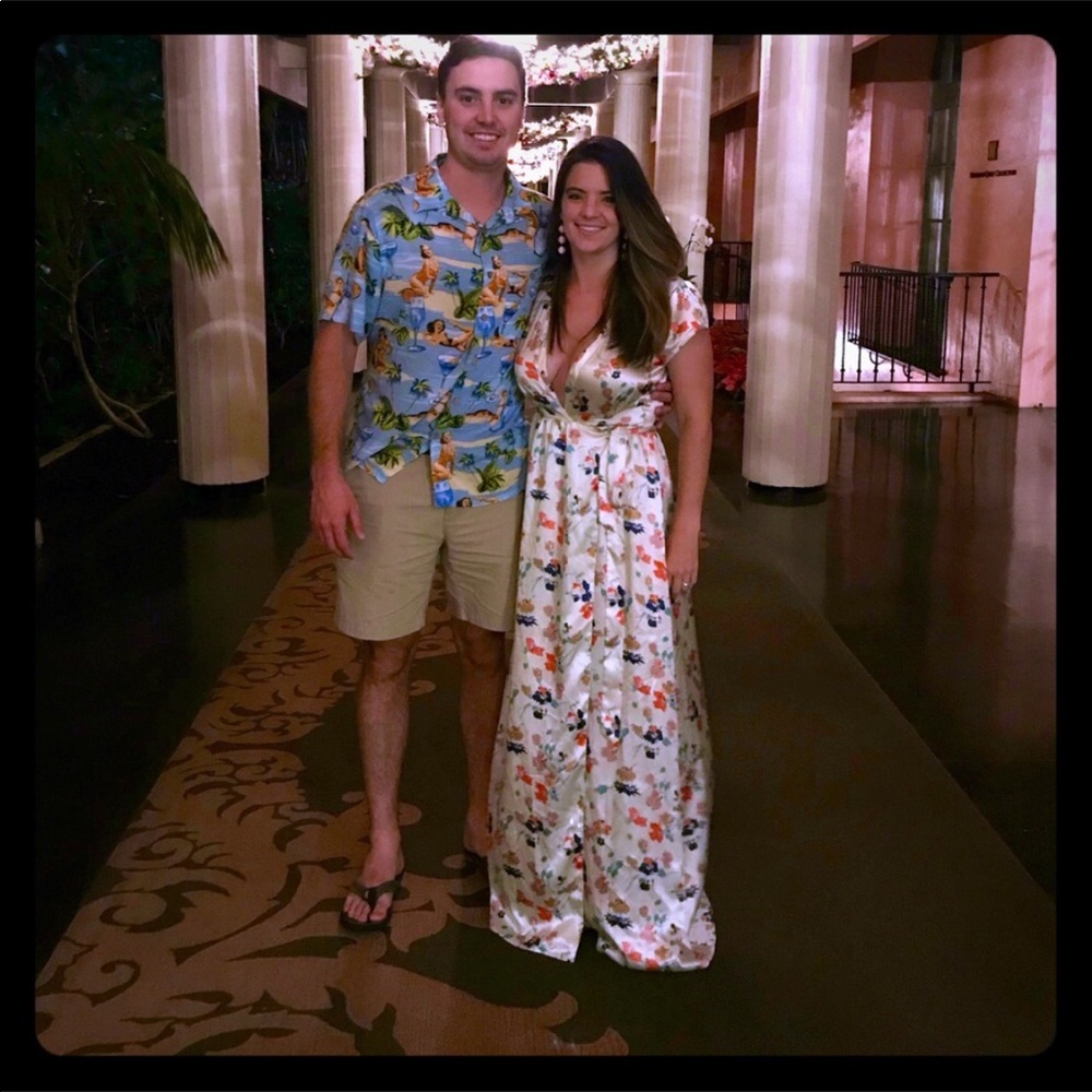 💋Tularosa Sid Maxi Dress in Floral Sateen S💋